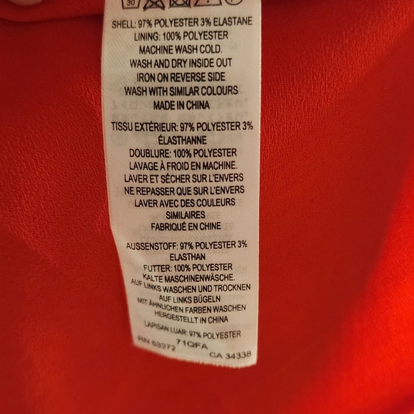 French Connection Elao Drape Puff Sleeve Dress Size 8 - EUC - Picture 8 of 11